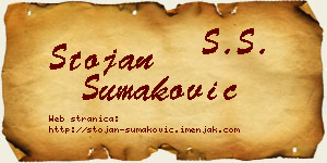 Stojan Šumaković vizit kartica